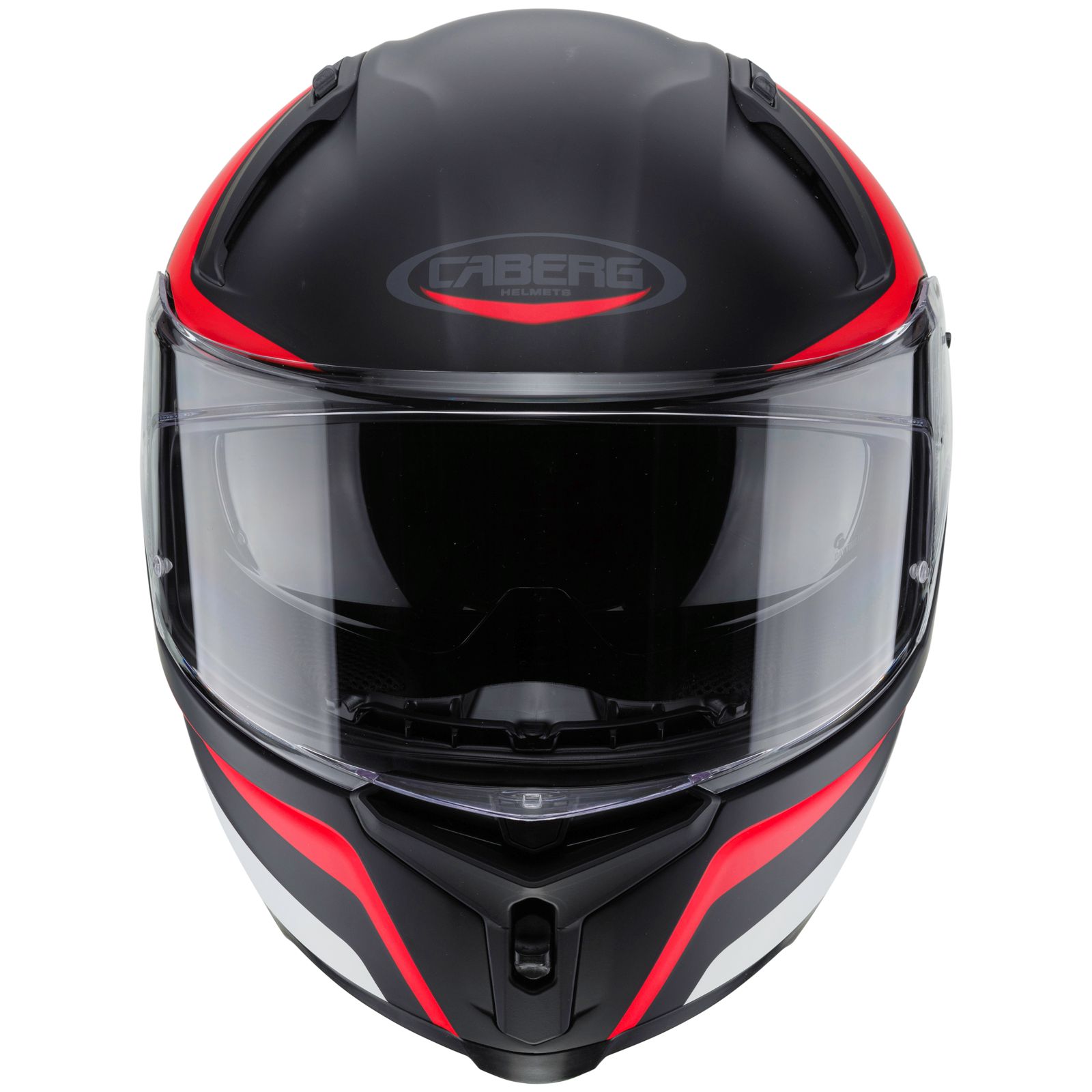 Caberg helmet Avalon Blast, matte black / white red