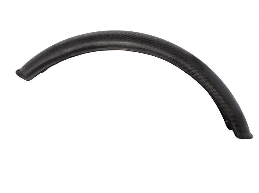 Mudguard Garelli EVO II without bracket, universal for Vespa PX 80-200cc, carbon clear