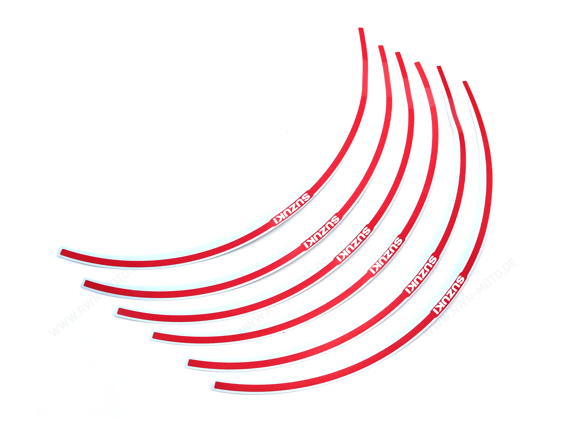 Rim edge decoration red for Suzuki GSX-8R (24-) Original