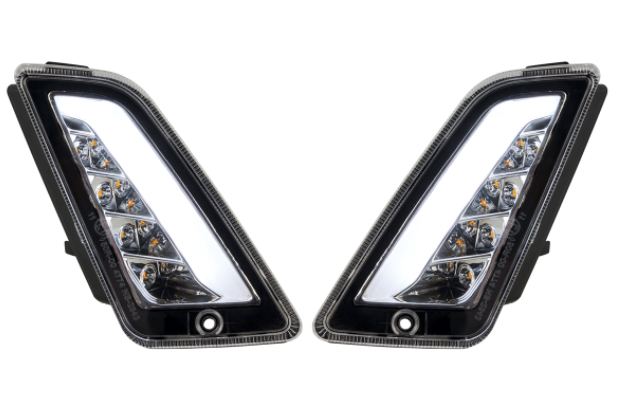Turn signal kit front & rear for Vespa GTS/GTS Super/GTV/GT 60/GT/GT L ('03-'13), clear