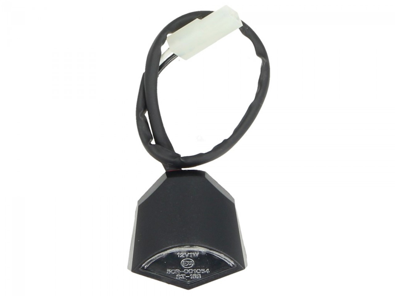 License plate light, adjustable
