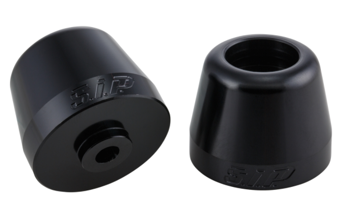 Handlebar end weights left/right for Vespa Primavera/Sprint/ET/LX/LXV/S, black