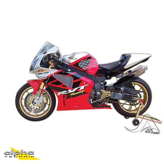 Stompgrip black Volcano for Honda VTR1000 SP1 / SP2