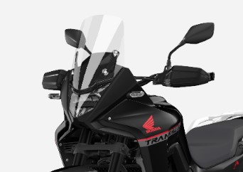 Black Hand Guard Kit for Honda XL 750 Transalp (23-) / E-Clutch (26-) - Genuine