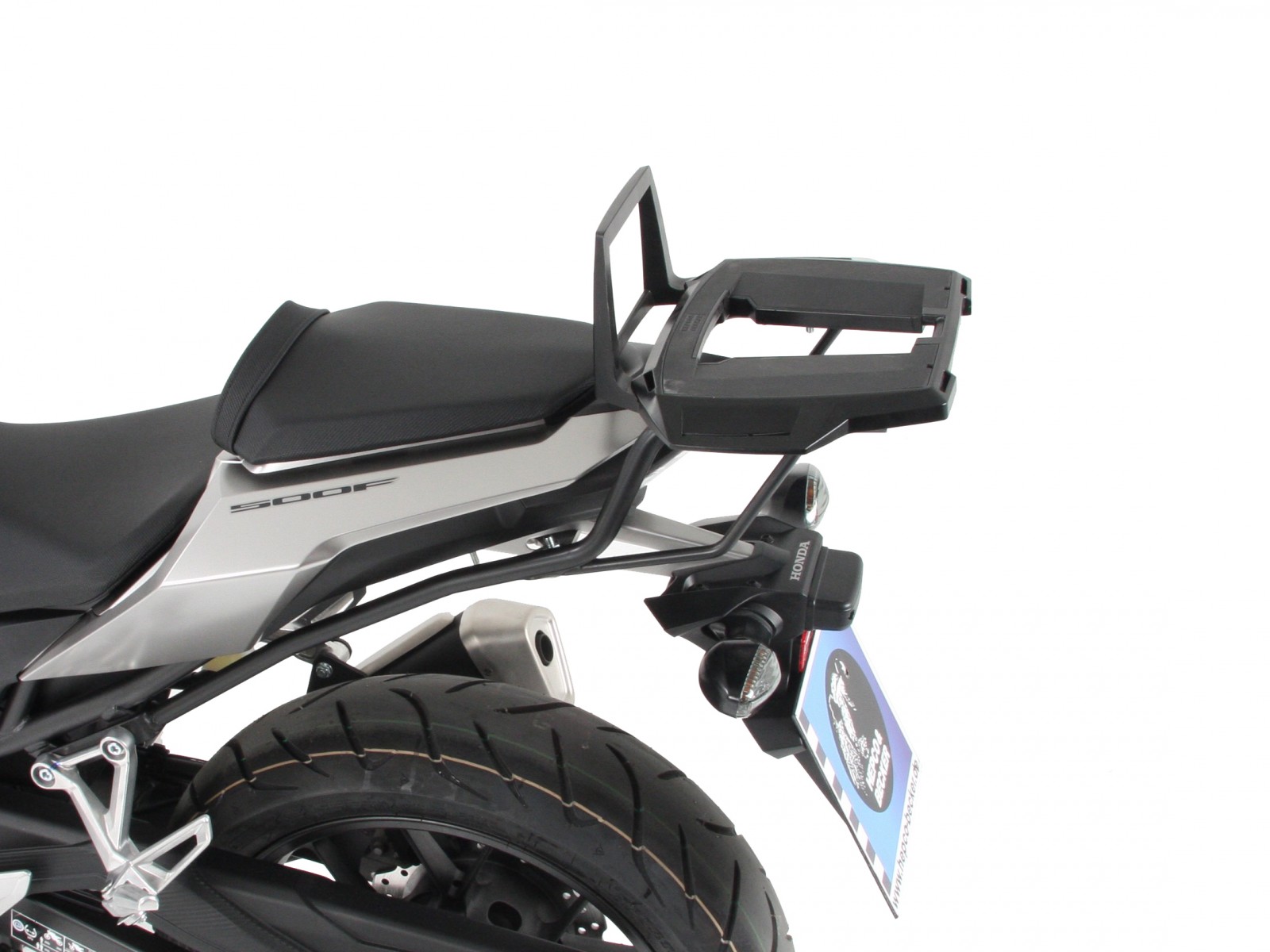 Alurack top case carrier anthracite for Honda CB 500 F (16-18) Hepco & Becker