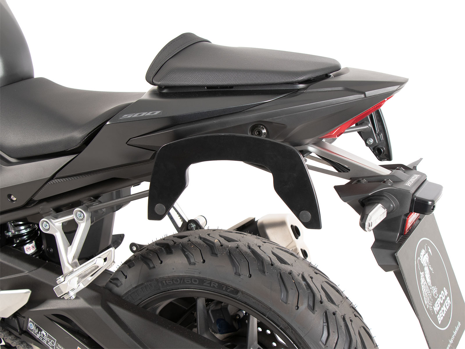 C-Bow side carrier anthracite for Honda CB 500 Hornet (24-) Hepco & Becker