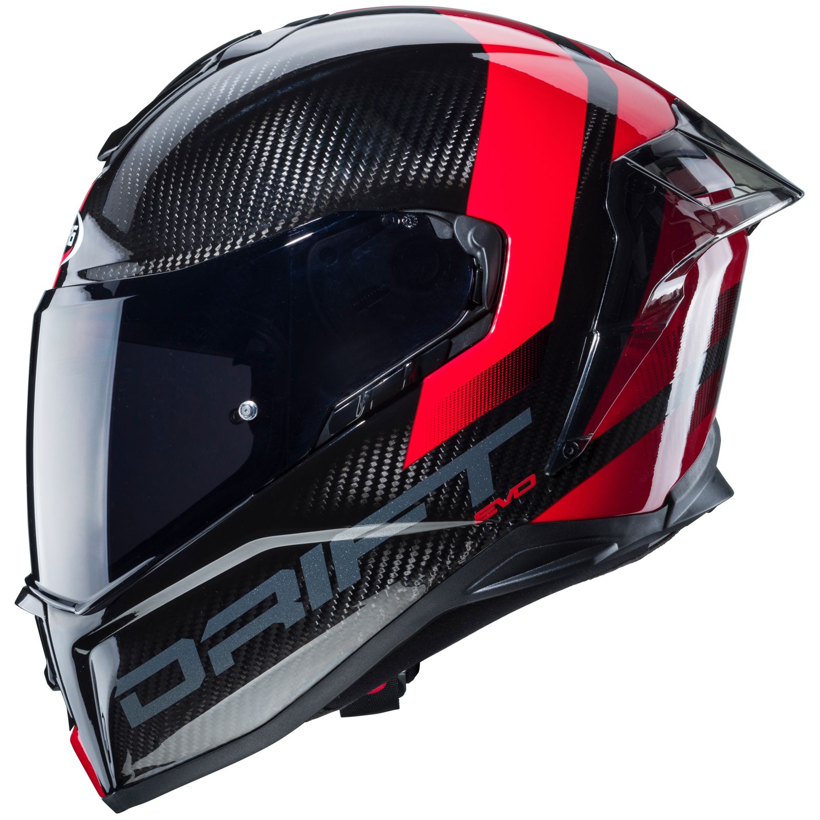 Caberg Helmet Drift Evo Carbon Sonic, black / red