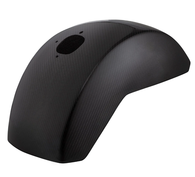 Mudguard EVO II for Vespa PX 80-200cc, carbon, clear