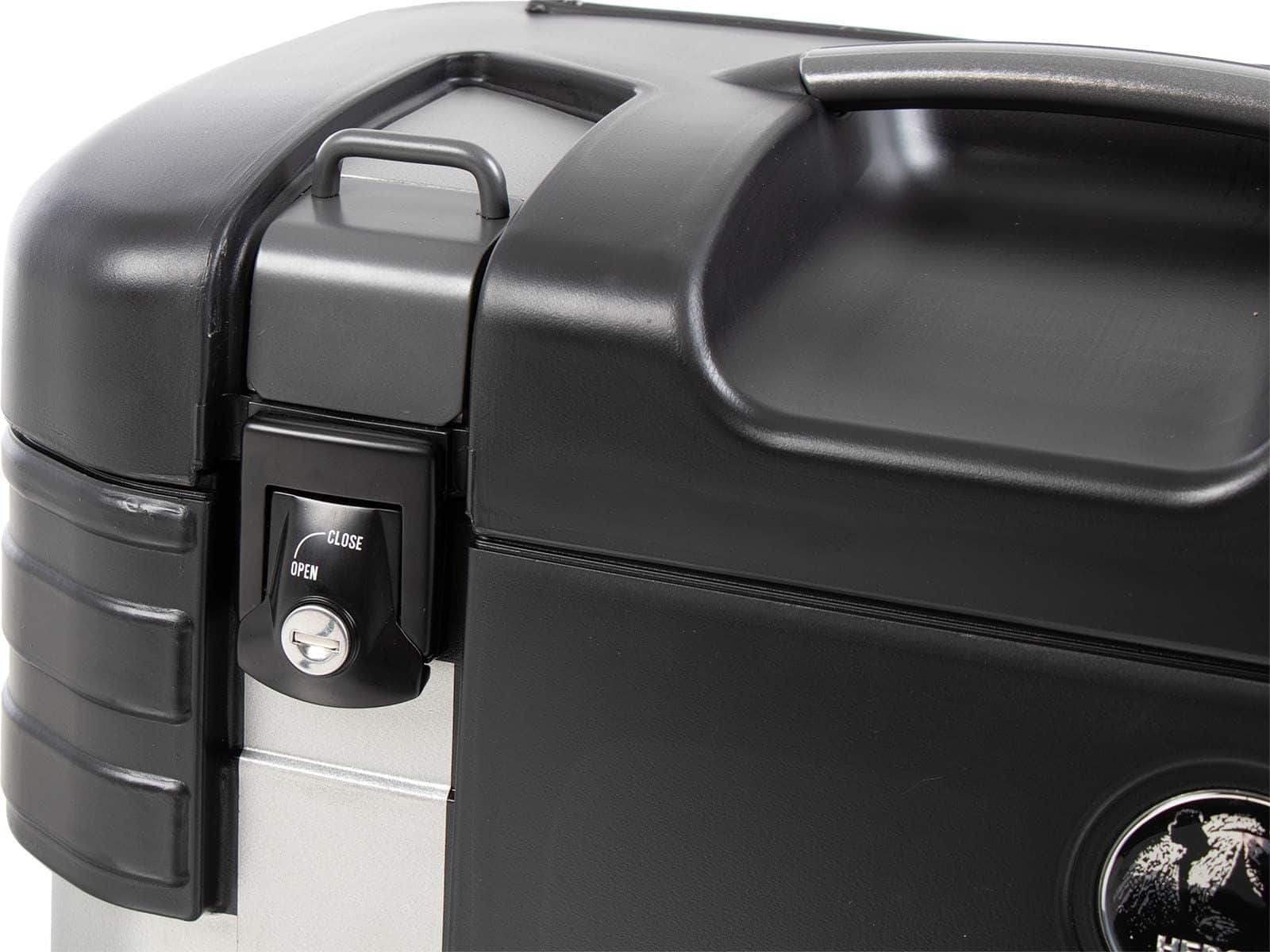 Gobi side case set Black Edition incl. luggage hooks Hepco & Becker