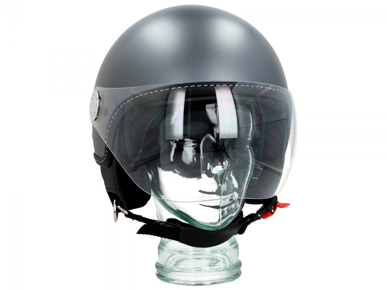 Vespa jet helmet Visor 3.0 grigio titan