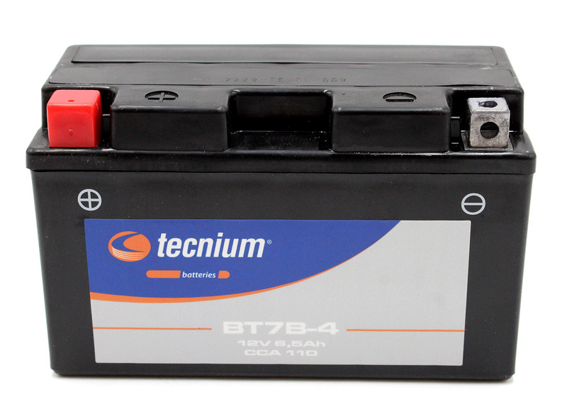 Tecnium maintenance-free battery activated at the factory - BT7B-4