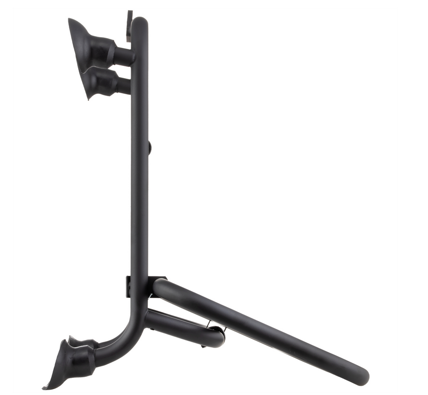 Front luggage rack for Vespa GTS /GTS Super HPE /GTV 125/300 ('19-), foldable, black matt