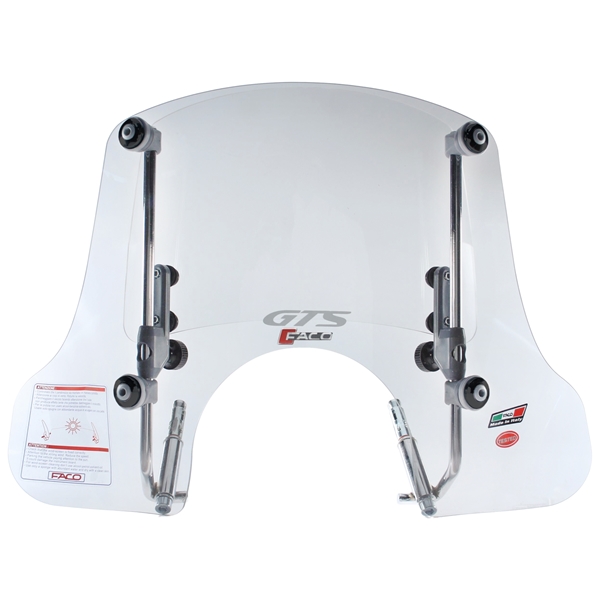 Windshield FACO "Twin-Screen" for Vespa GTS/GTS Super/GT/GT L 125-300cc (-22)