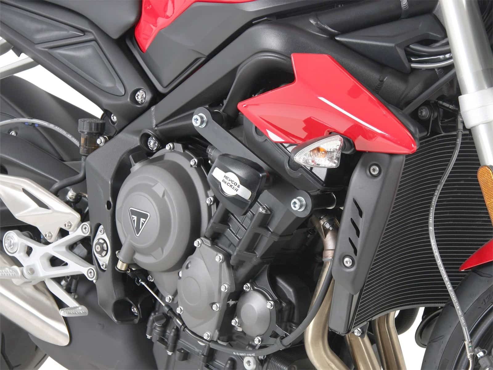 Crash pads for Triumph Street Triple 765 S/R/RS (17-) Hepco & Becker