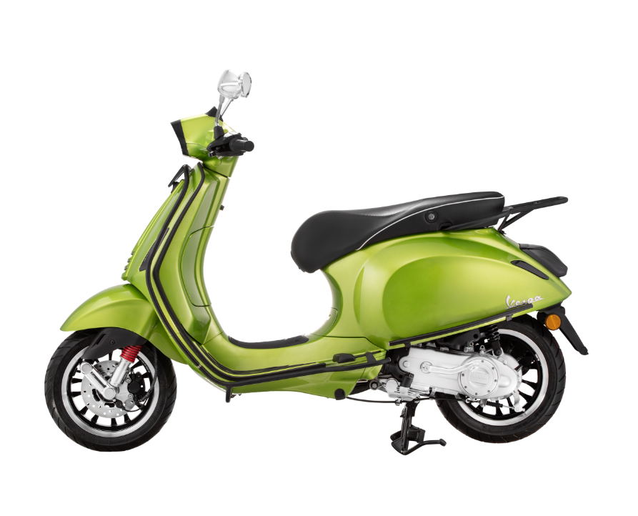 Crash bar side cover for Vespa Primavera/Sprint/Elettrica 50-150ccm, black matt