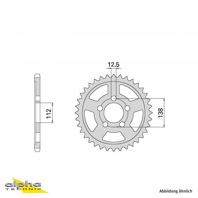 ENUMA chain set 525 HO for Honda CBR900RR 1992-1999