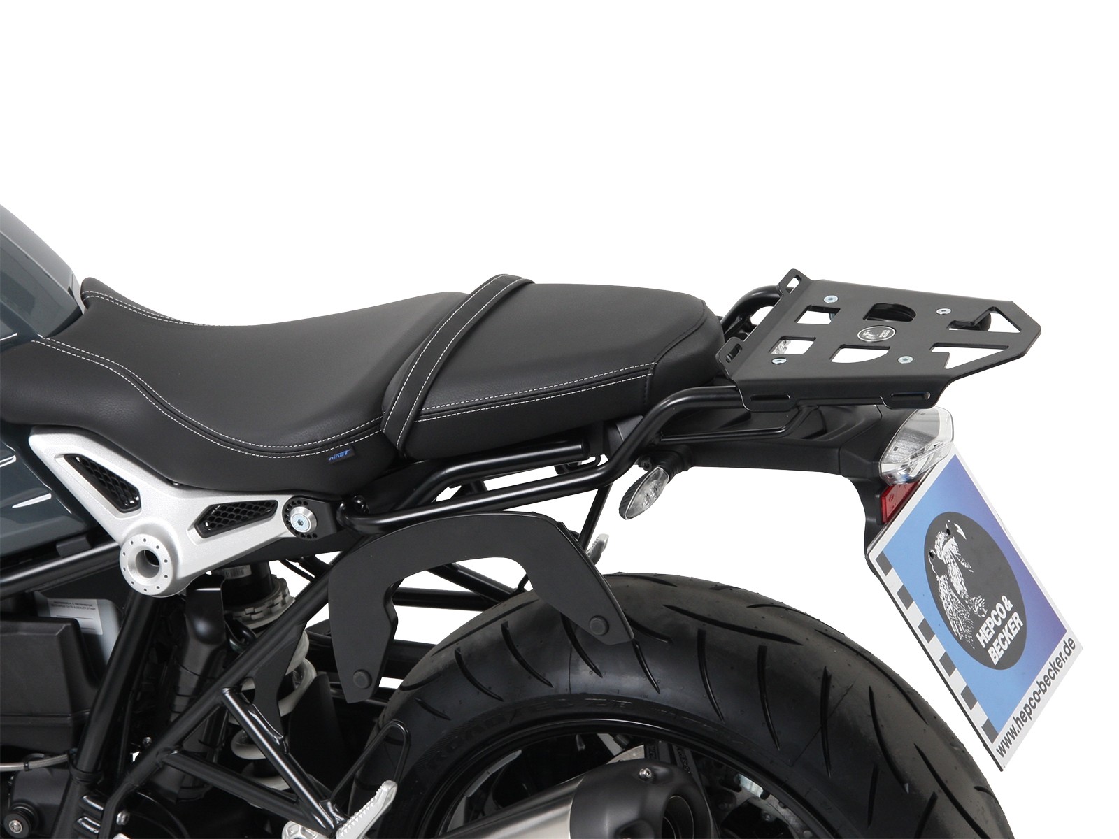 C-Bow side carrier black for BMW R nineT Pure (17-23) Hepco & Becker