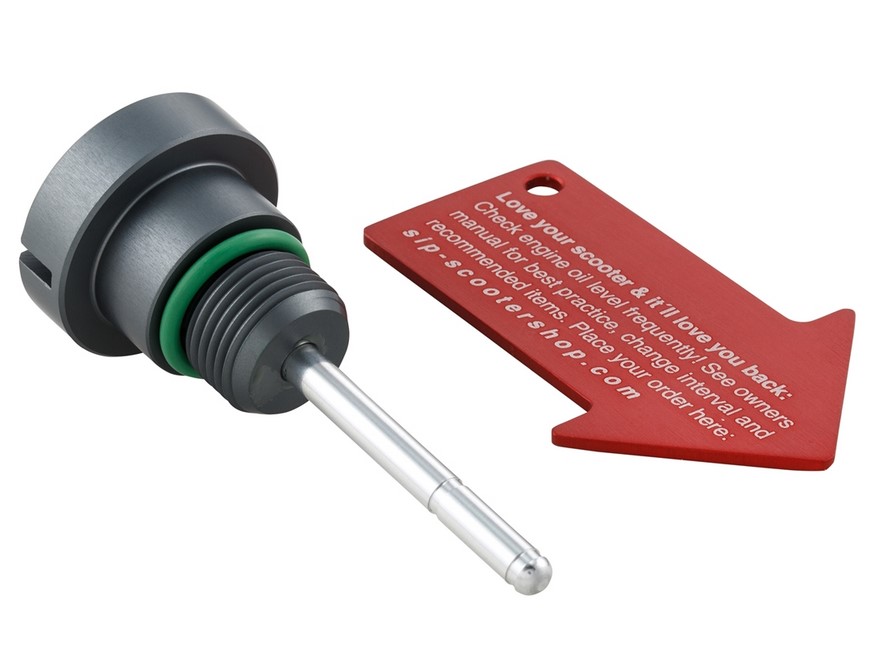 Oil filler plug engine oil for Vespa, gray matte