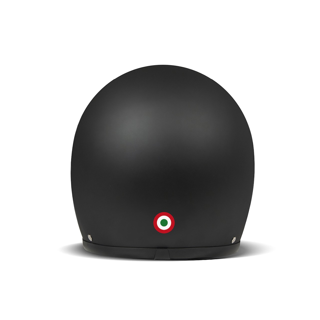DMD jet helmet Retro, black, matt, Ita Black, fiberglass, ECE 22.06