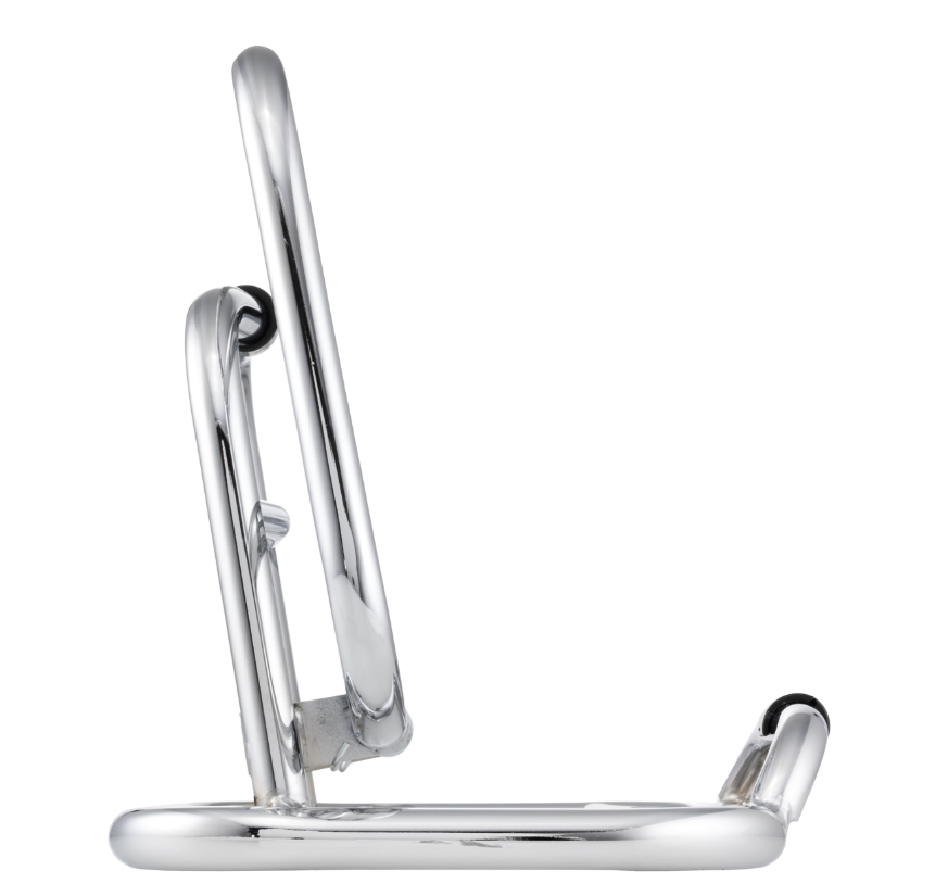 Rear luggage rack for Vespa 946 3V i.e. 125cc, foldable, chrome