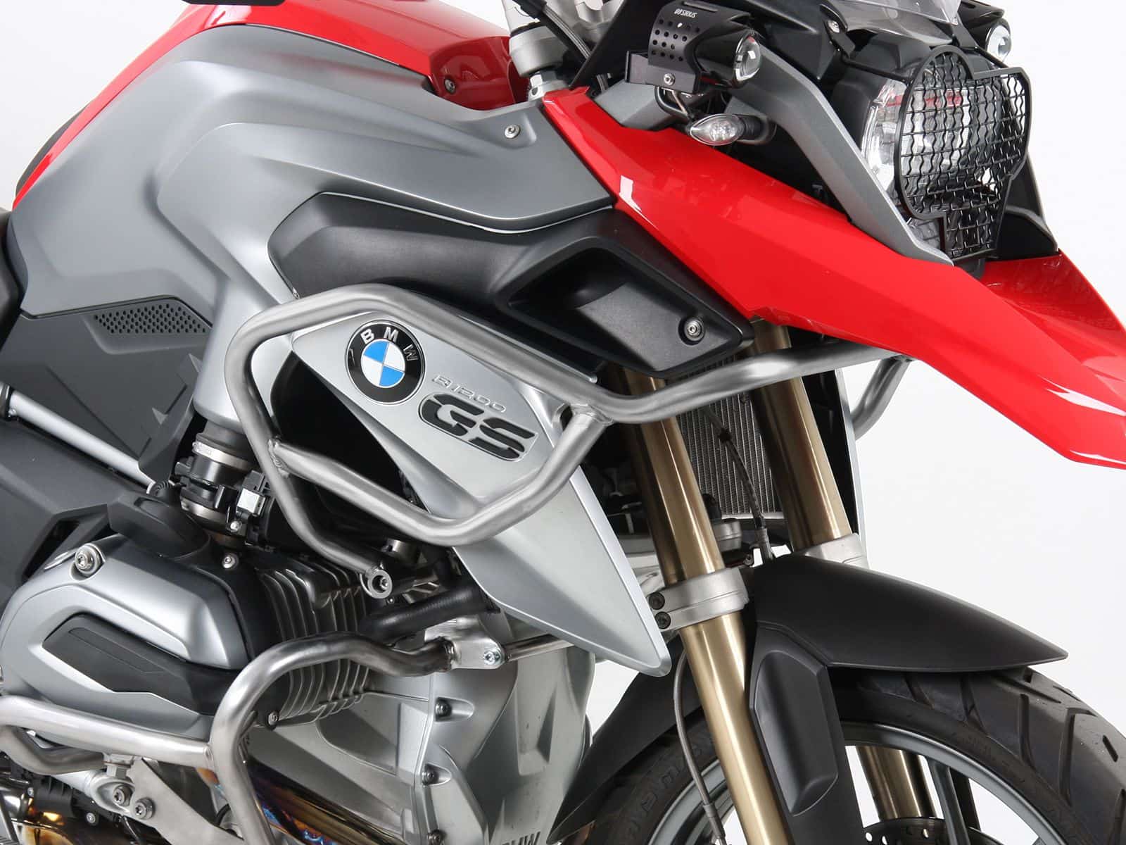 Silver tank guard for BMW R 1200 GS LC (13-16) Hepco & Becker
