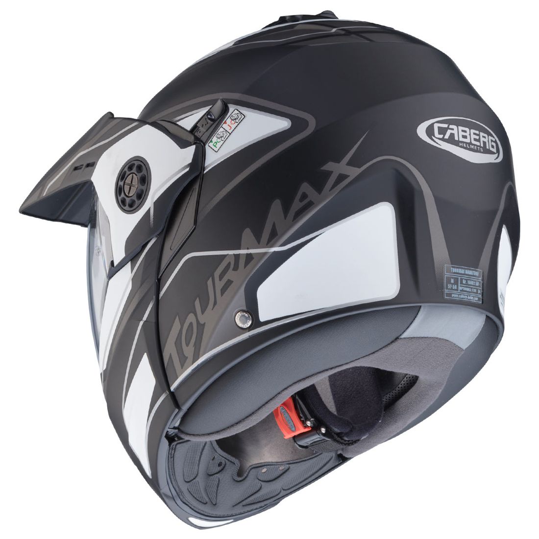 Caberg helmet Tourmax Marathon, matte black / white