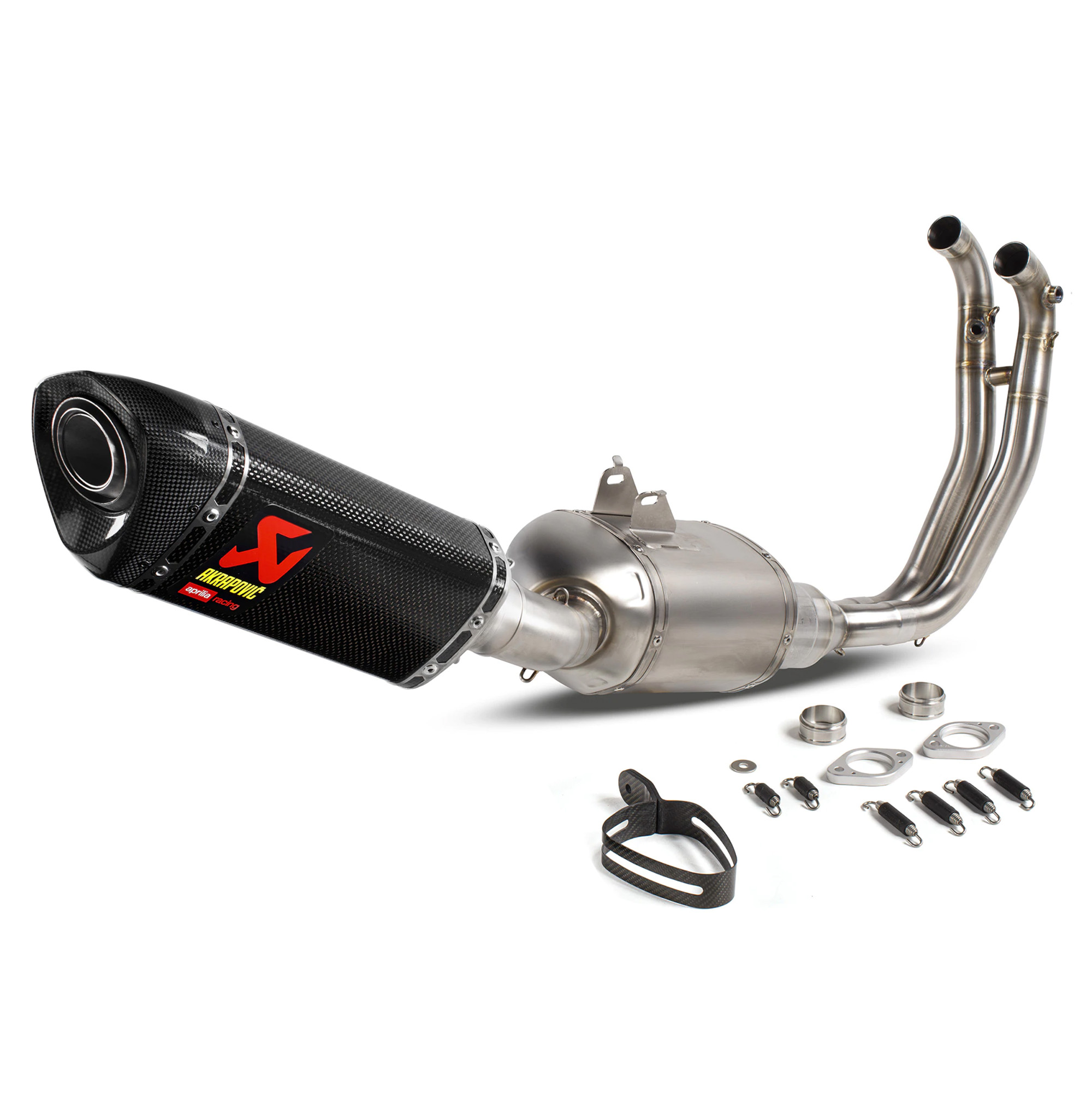 Akrapovic sport exhaust silencer complete system for Aprilia RS 660 (homologated / approved)