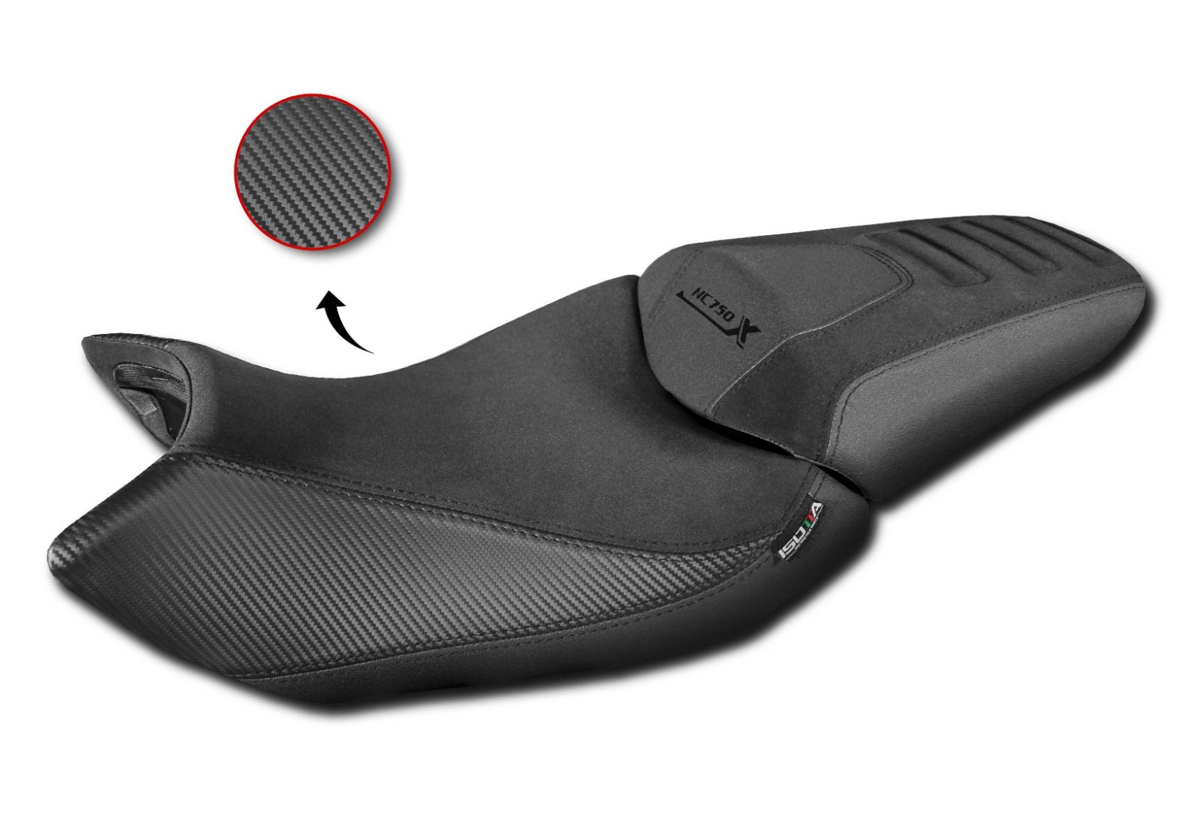 Comfort seat cover for Honda NC 750 X (21-24) black