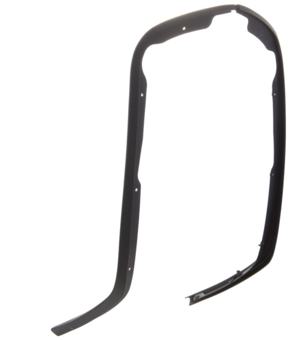 Mono slotted tube leg shield & kick plate complete for Vespa Primavera/Sprint 50-150ccm