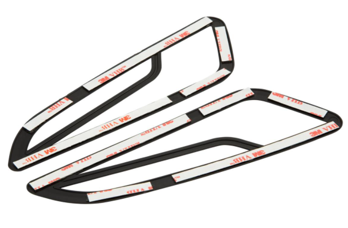 Turn signal grille right/left, front for Vespa Primavera/Sprint 50-150cc 2T/4T AC, black matt