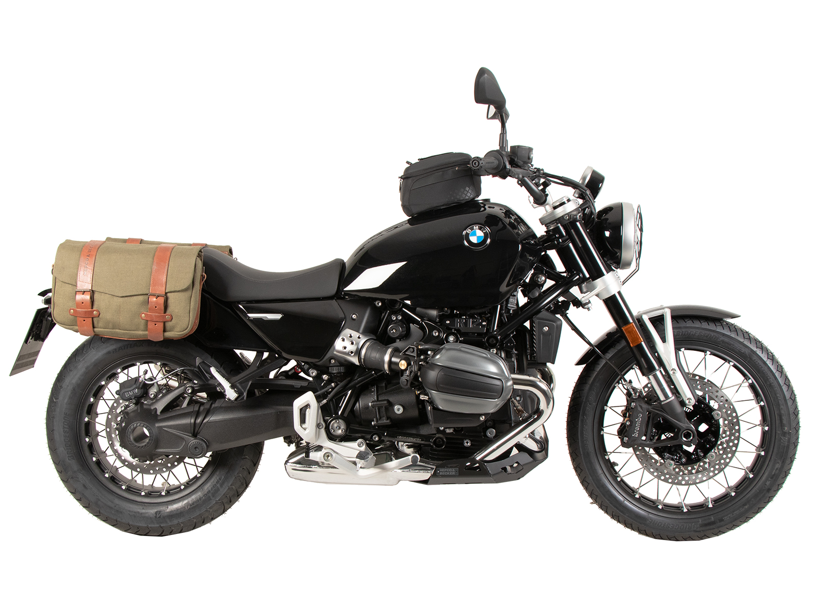 C-Bow side carrier black for BMW R 12 (24-) Hepco & Becker