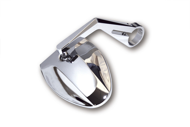 HIGHSIDER pro handlebar end mirror Ferrara 2 chrome (1 pc.)