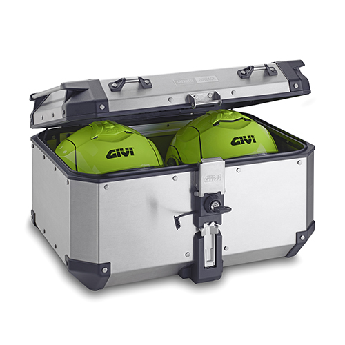 Trekker Outback 58 liter MONOKEY top case aluminum Givi