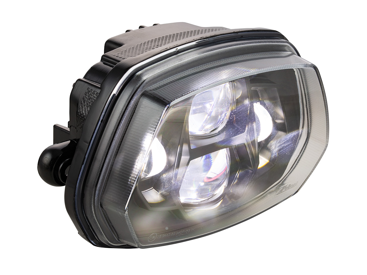 Headlight LED Zelioni for Vespa Sprint 50-150ccm 2T/4T ('13-'18) (with E-number)