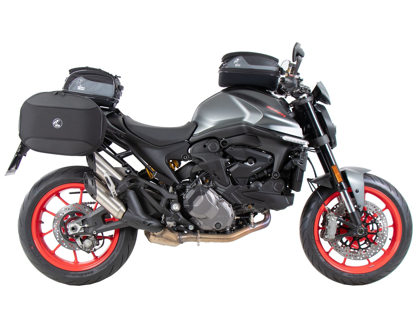 C-Bow side carrier black for Ducati Monster 937 / 937+ (21-) Hepco & Becker