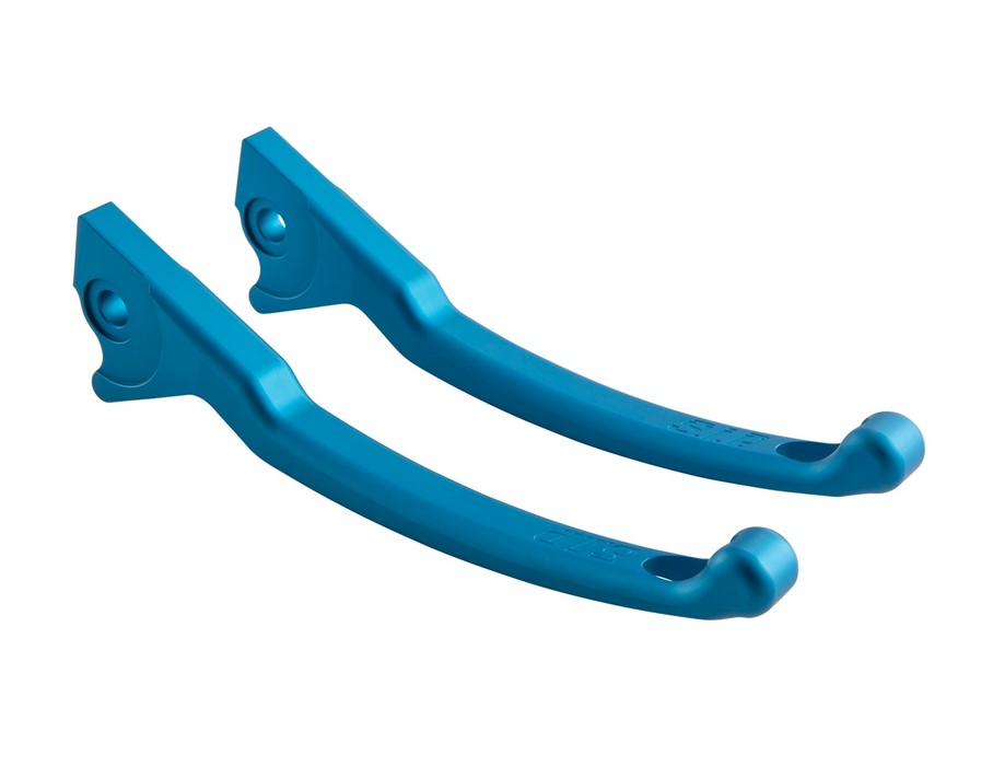 Sport lever set brake for Vespa, right and left, blue matt