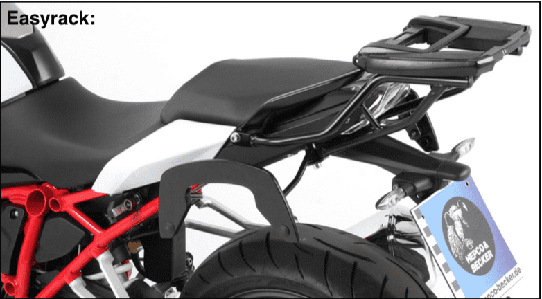 Easyrack top case carrier black for BMW R 1250 R (19-) Hepco & Becker