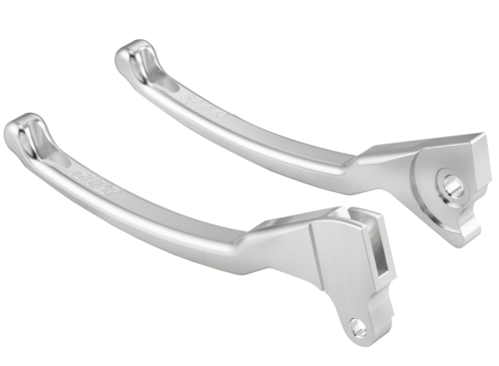 Sport lever set brake left/right for Vespa LX/LXV/S/Primavera/Sprint 50-150ccm, silver