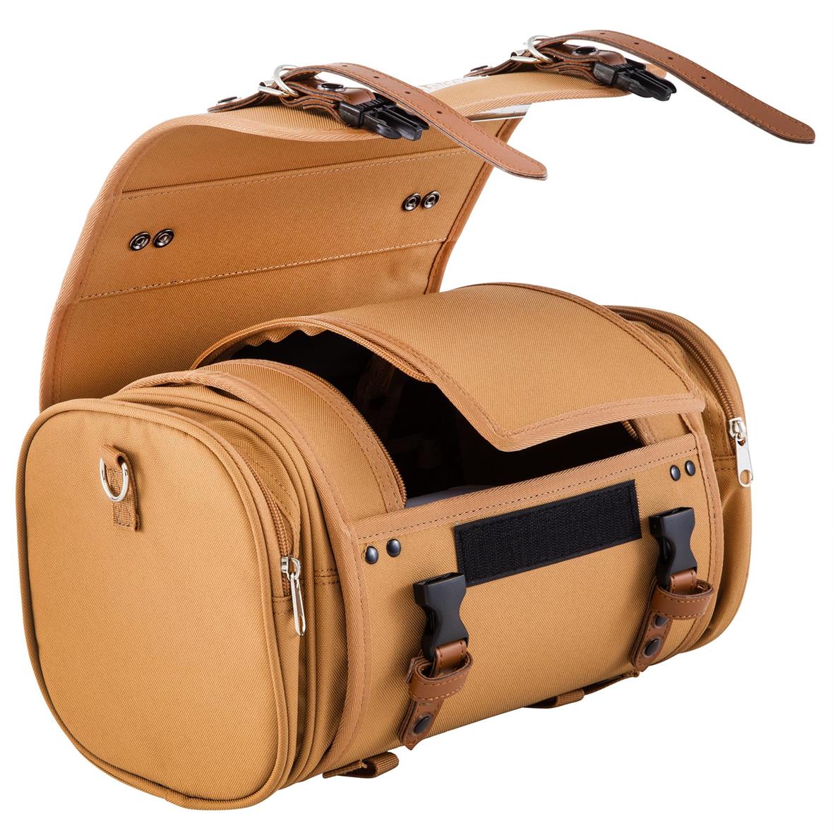 Bag "Classic" small for Vespa - brown, nylon
