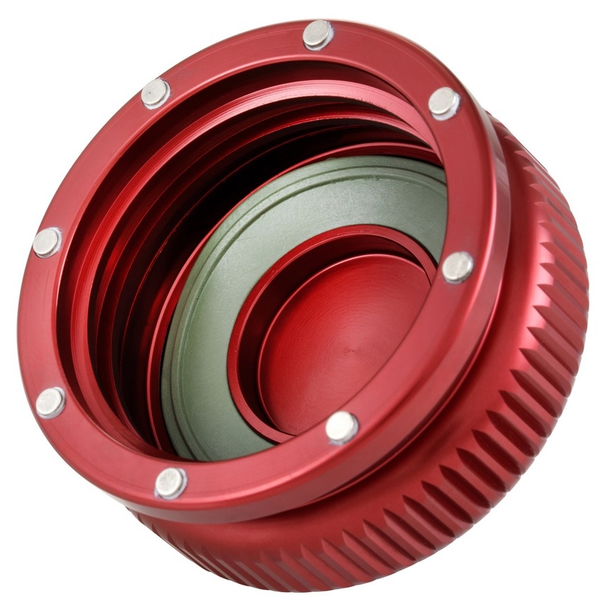 Gas cap for Vespa, red