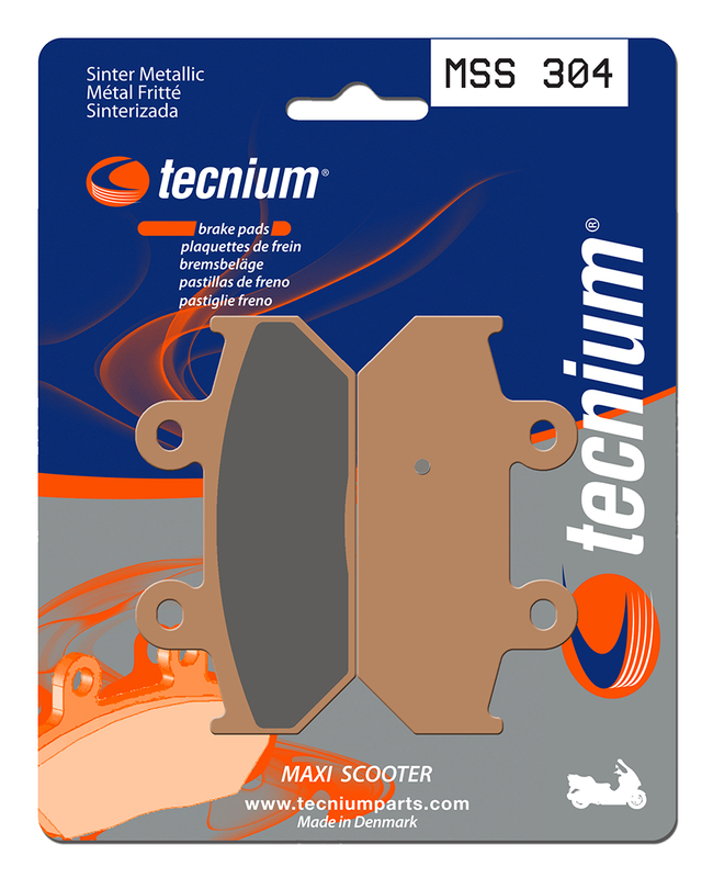 Tecnium Maxi Scooter sintered metal brake pads - MSS304