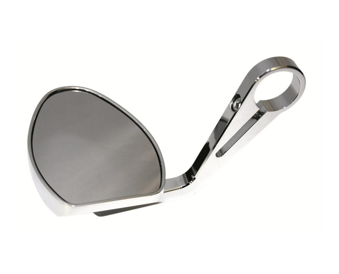 Handlebar end mirror FERRARA 2 for Vespa, left or right, chrome