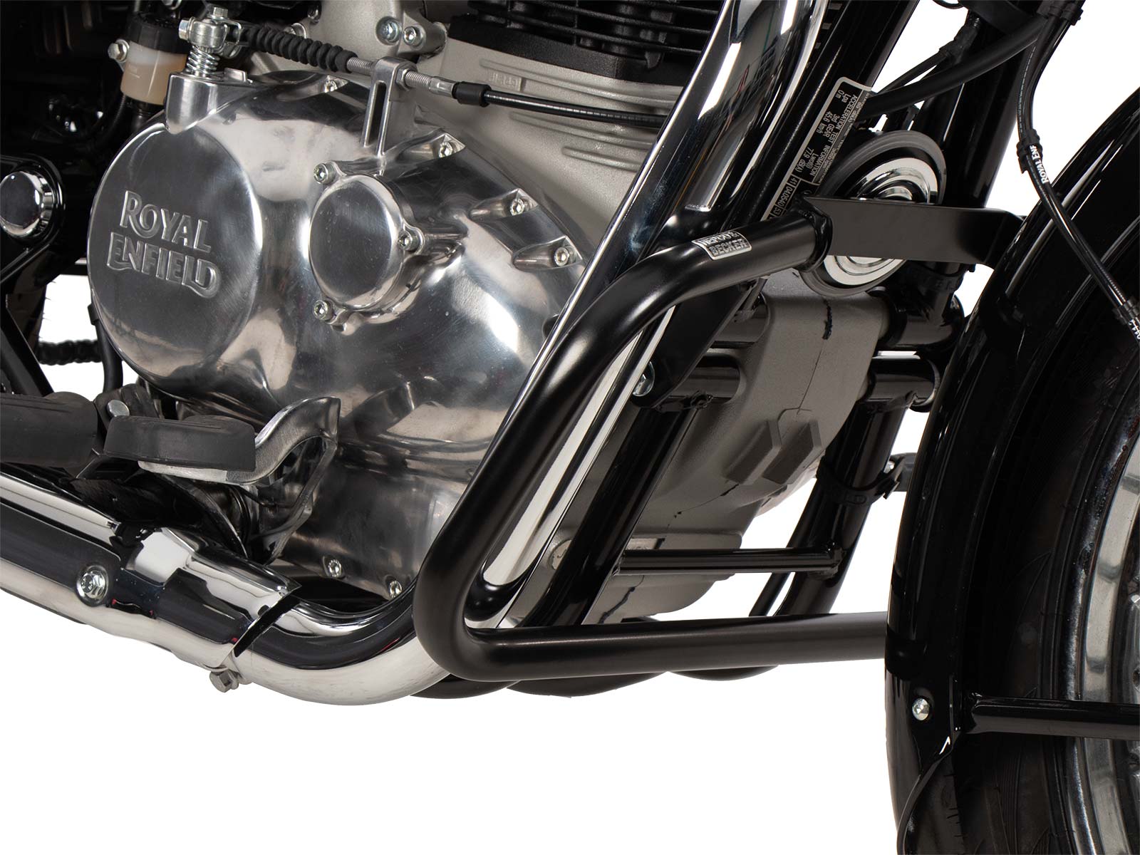Engine guard black for Royal Enfield Bullet 350 (24-) Hepco & Becker