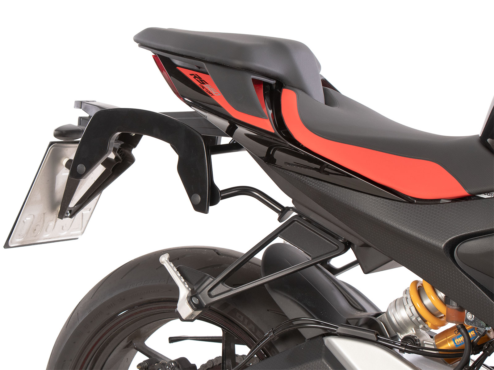 C-Bow side carrier black for Aprilia RS 660 / Factory (25-) Hepco & Becker