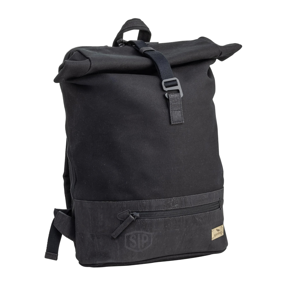 Backpack Sperling VESPA-Rider Night SIP - black / cork black