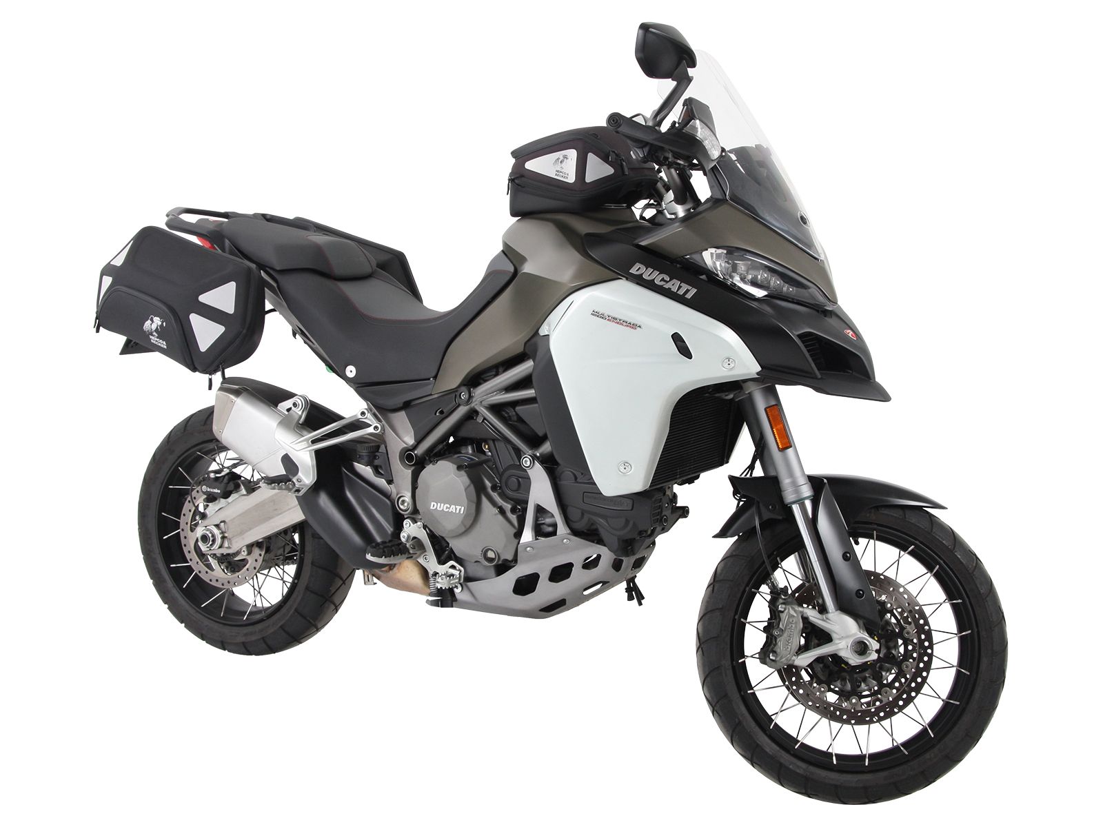 C-Bow side carrier black for Ducati Multistrada 1200 Enduro (16-18) Hepco & Becker