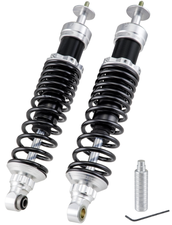 Rear shock absorber for Vespa GTS/GTS Super/GTV/GT 60/GT/GT L 125-300cc, silver