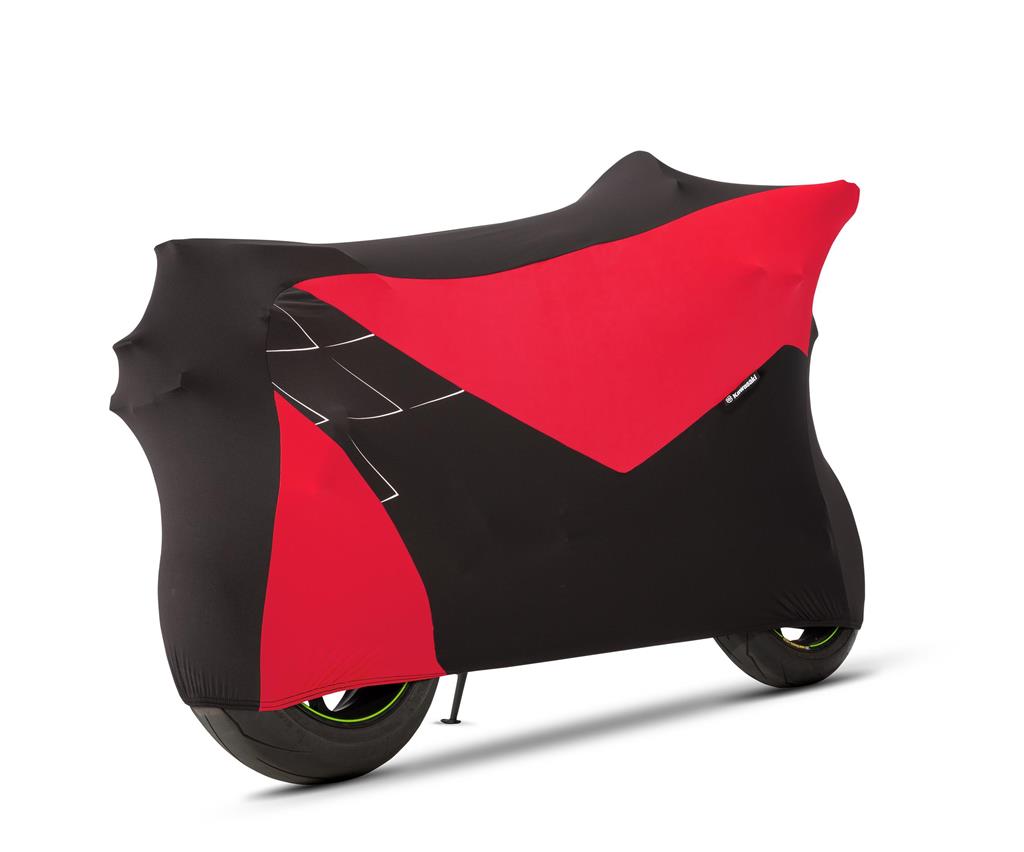 Motorcycle tarpaulin red/black Original Kawasaki