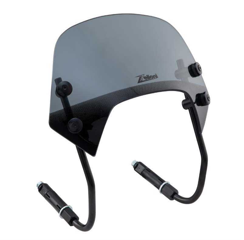 Flyscreen ZELIONI Racing for Vespa Sprint 50-150cc 2T/4T, black tinted
