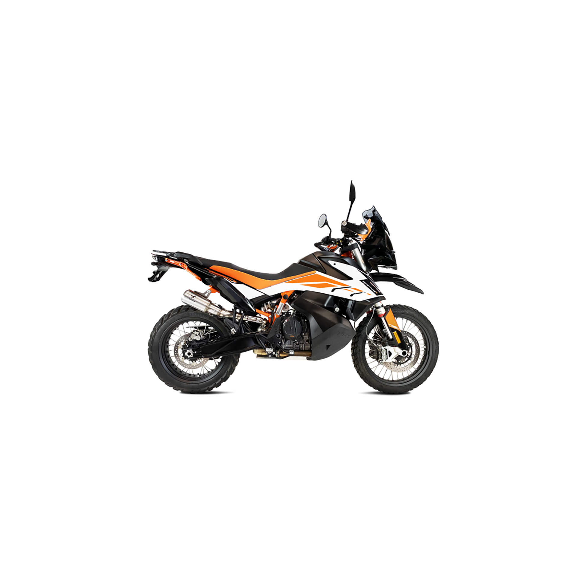 IXRACE MK2 muffler KTM 790 /890 Adventure, stainless steel, E-approved, Euro4+5